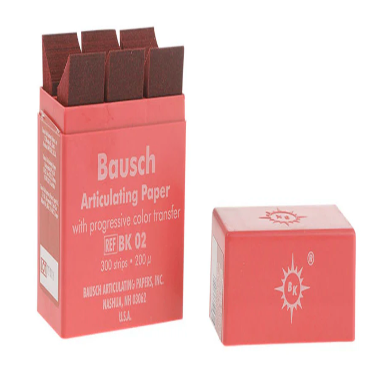 Bausch Articulating Paper Strips 40µ, 100µ & 200µ | Double-Sided Occlusion Indicator |