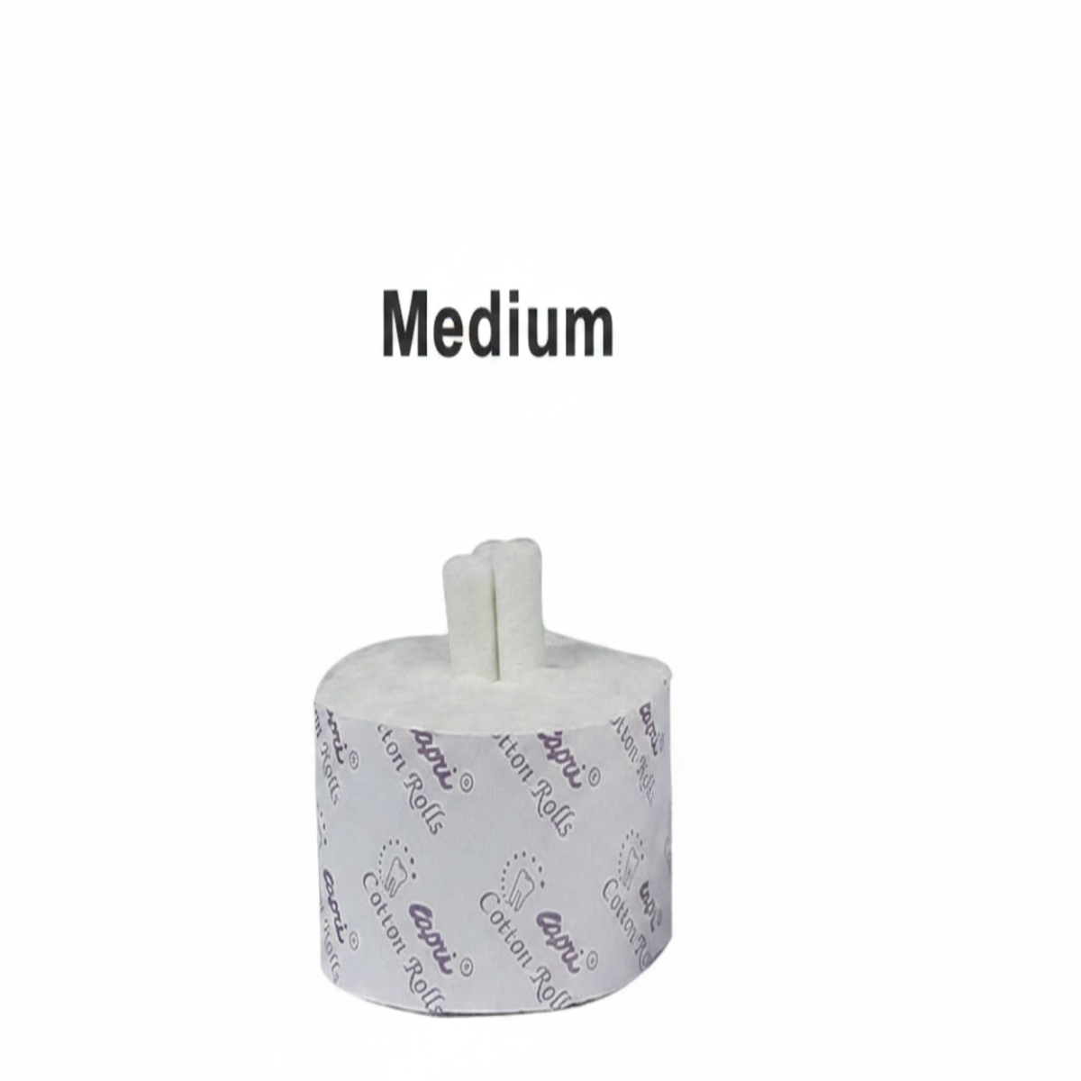 Capri Dental Cotton Rolls – Small & Medium | Highly Absorbent Medical Grade Cotton | Non-Sterile
