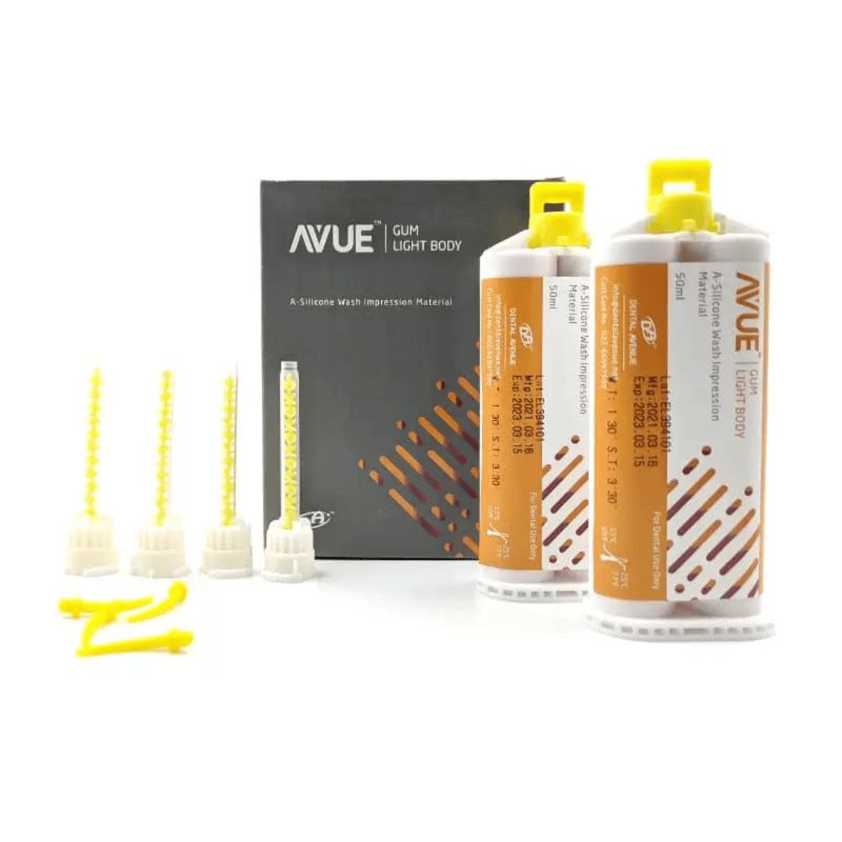AvueGum Putty & Light Body | VPS Addition Silicone Impression Material Kit | High Precision Dental Impression Material
