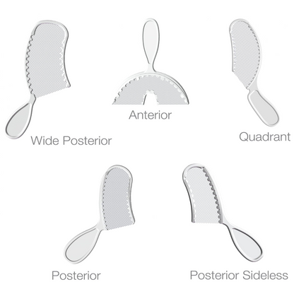 Capri Bite Registration Trays – Anterior, Posterior & Quadrant | Disposable Plastic Bite Registration Trays | Dental Impression Trays