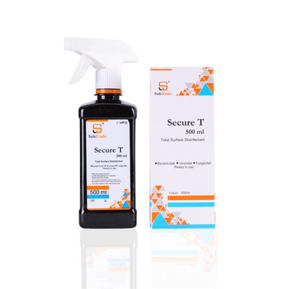 SafeEndo Secure T Surface Disinfectant | Ready-to-Use Medical Surface Disinfectant Spray | Fast-Acting Hospital Grade Formula
