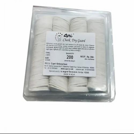 Capri Cheek Guard | Dental Cheek Retractor | Autoclavable Clear Plastic | Adult & Child Sizes