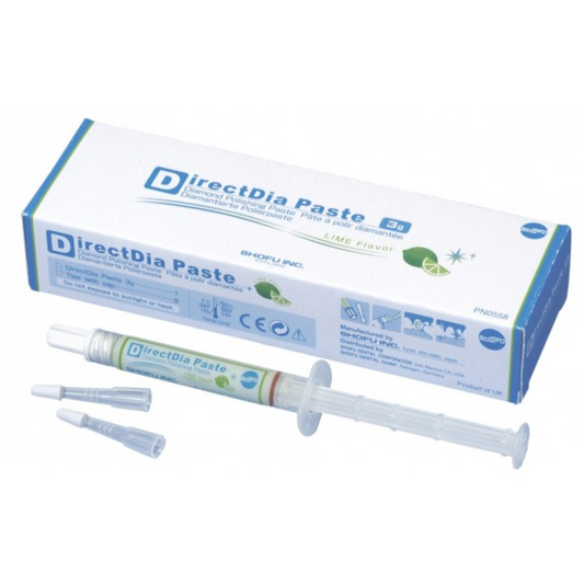 Shofu DirectDia Diamond Polishing Paste | High-Gloss Diamond Polishing Paste for Composite, Ceramic & Zirconia | 5g Syringe