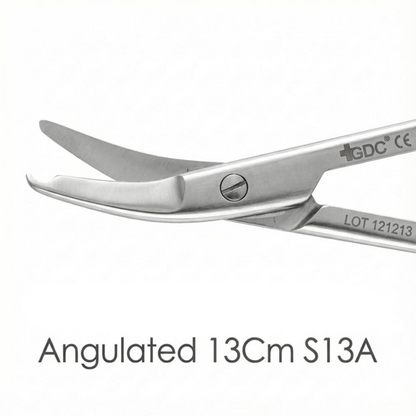 GDC Spencer Scissor for Suture Cutting Straight (S13) & Angular 13cm (S13A) | Dental Suture Removal Scissors