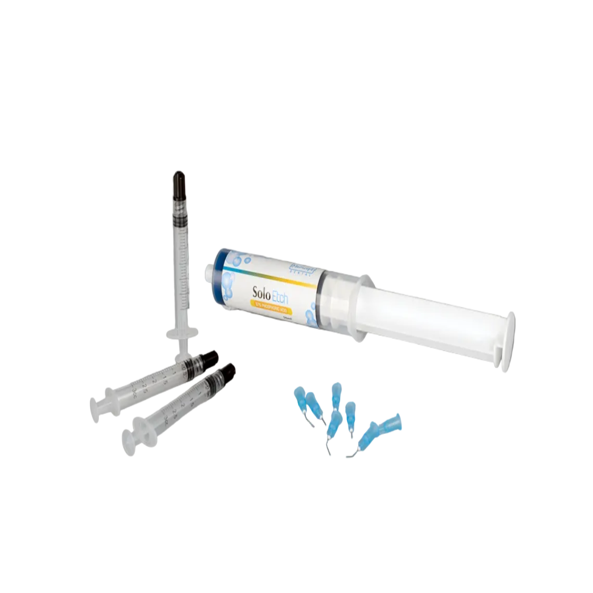 Medicept Solo Etch Jumbo 50ml | 37% Phosphoric Acid Etching Gel | Dental Enamel & Dentin Etchant with Tips |