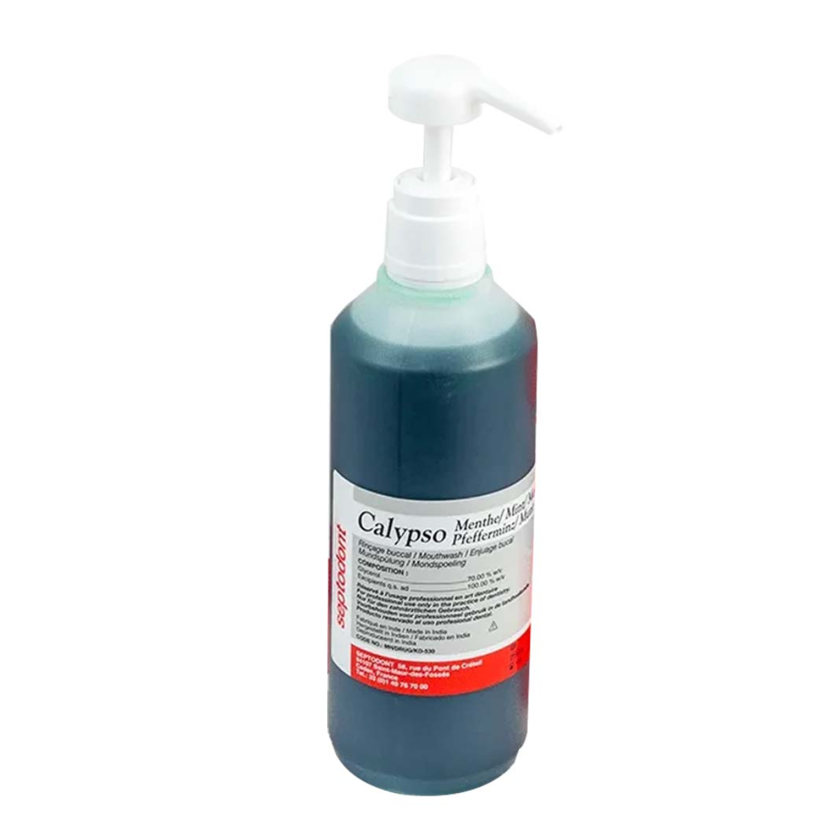Septodont Calypso Mouthwash Liquid | Antiseptic Oral Rinse for Pre & Post Dental Procedures |
