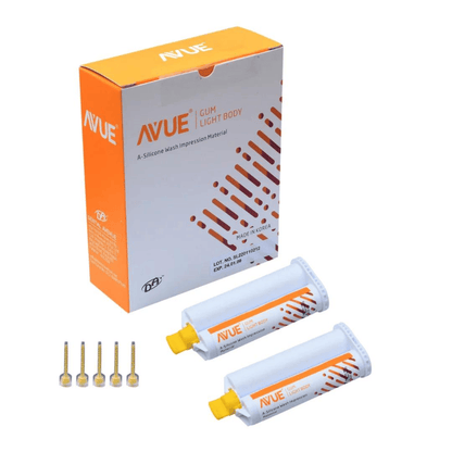 AvueGum Putty & Light Body | VPS Addition Silicone Impression Material Kit | High Precision Dental Impression Material