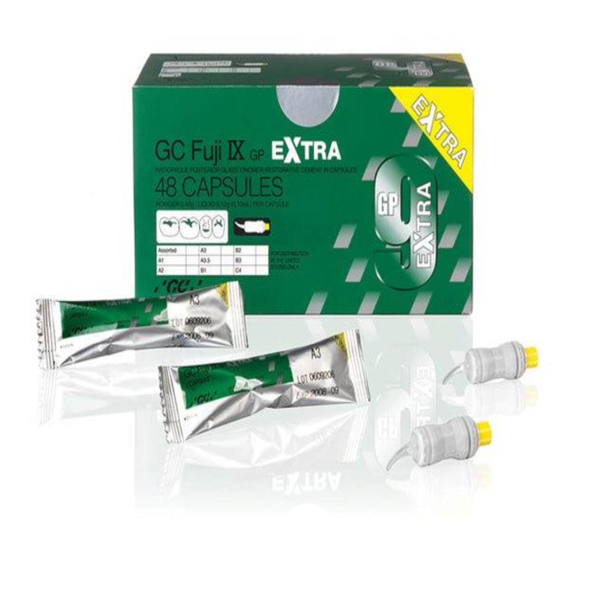 GC Gold Label IX Extra (GC Fuji IX GP Extra) | High-Strength Glass Ionomer Restorative Cement | Self-Cure |