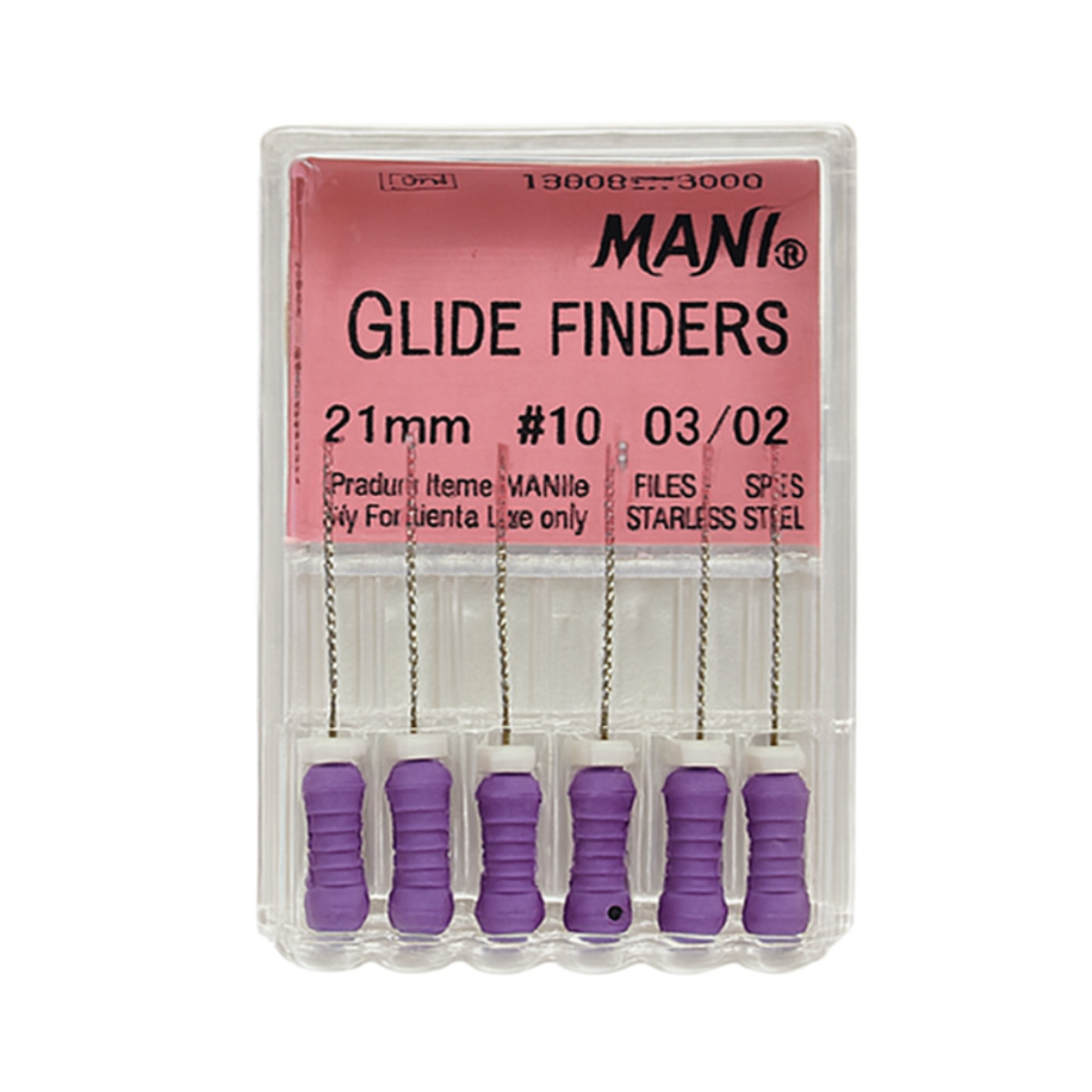 MANI Glide Finders 21mm | Stainless Steel Endodontic Hand Files |