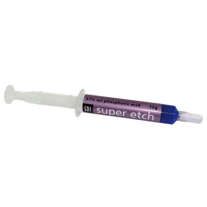 SDI Super Etch Jumbo | 37% Phosphoric Acid Etchant Gel | Dental Enamel & Dentin Etching Syringe Pack |