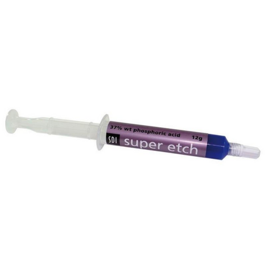 SDI Super Etch Jumbo | 37% Phosphoric Acid Etchant Gel | Dental Enamel & Dentin Etching Syringe Pack |