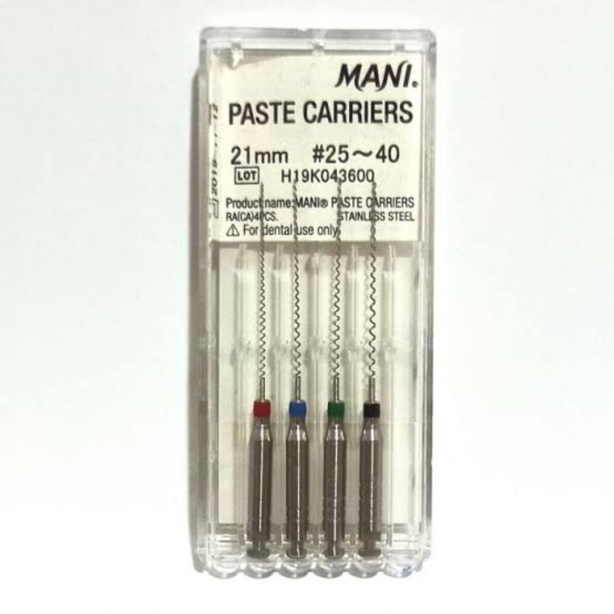 MANI Lentulo Spiral (Paste Carrier) | Endodontic Paste Carrier | Stainless Steel | Made in Japan