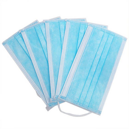 Dental Face Mask 3 Ply | Disposable Medical & Dental Face Mask | Ear Loop | Pack of 100 | Fluid Resistant