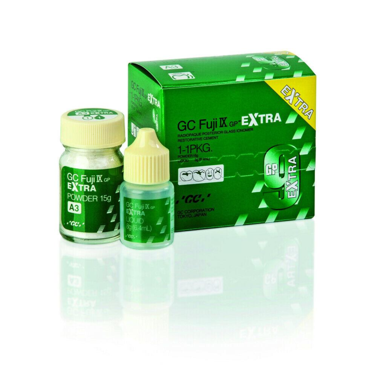 GC Gold Label IX Extra (GC Fuji IX GP Extra) | High-Strength Glass Ionomer Restorative Cement | Self-Cure |