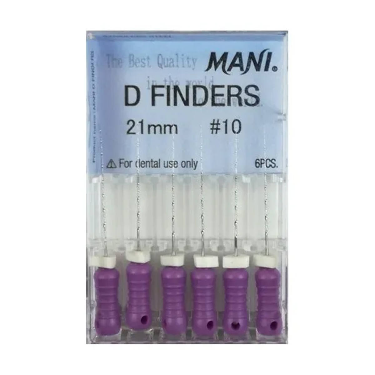 MANI D-Finders 21mm | Stainless Steel Endodontic Hand Files |