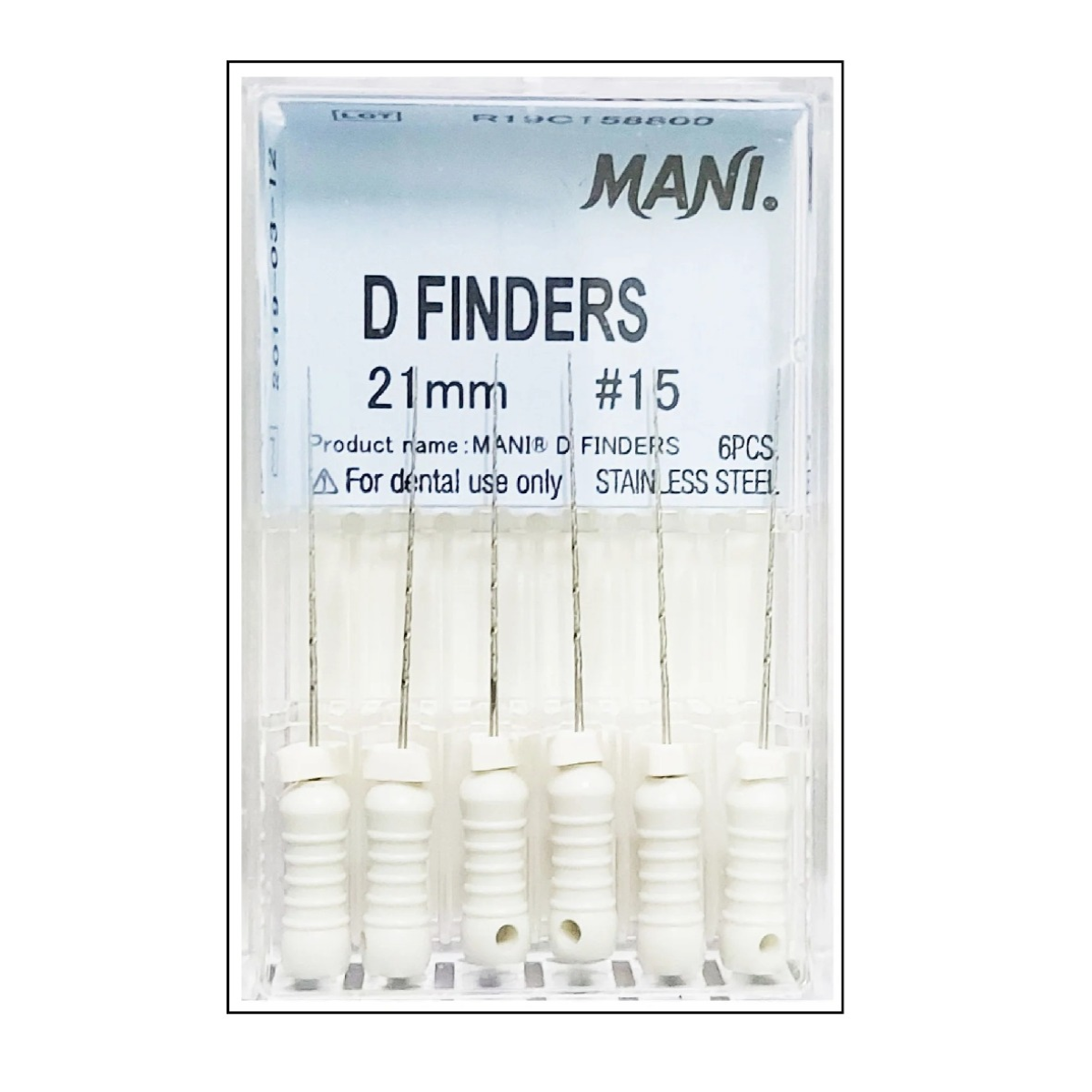 MANI D-Finders 21mm | Stainless Steel Endodontic Hand Files |