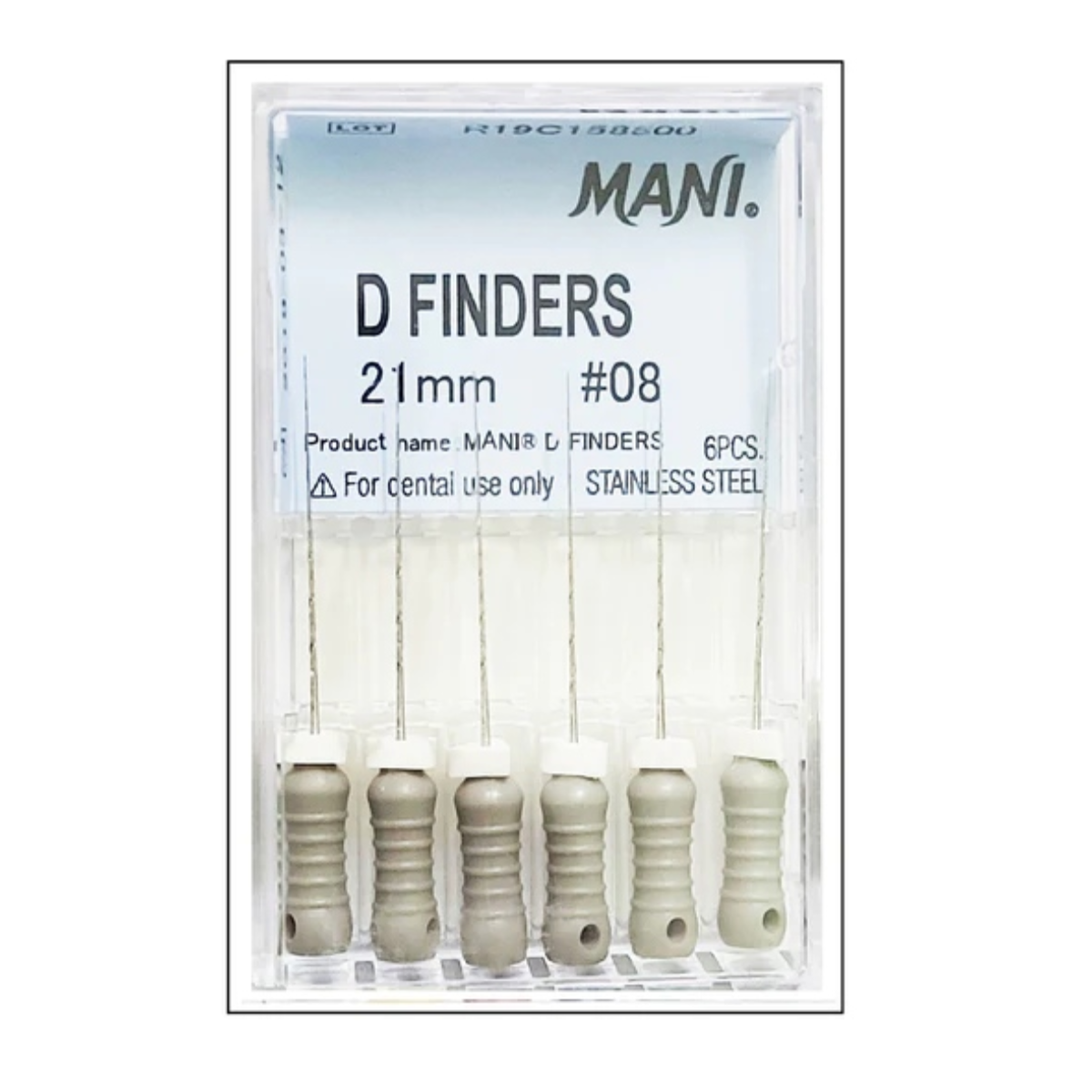 MANI D-Finders 21mm | Stainless Steel Endodontic Hand Files |