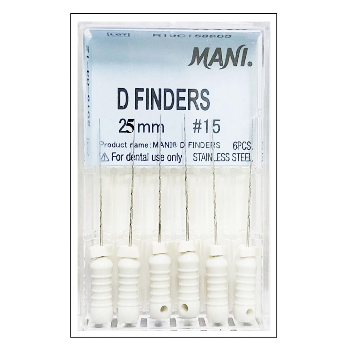 MANI D-Finders 25mm | Stainless Steel Endodontic Hand Files |