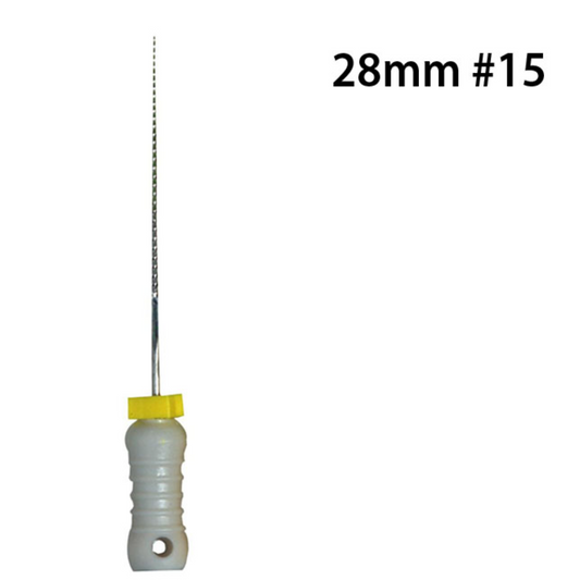 MANI K-Files 28mm | Stainless Steel Endodontic Hand Files | ISO Sizes |