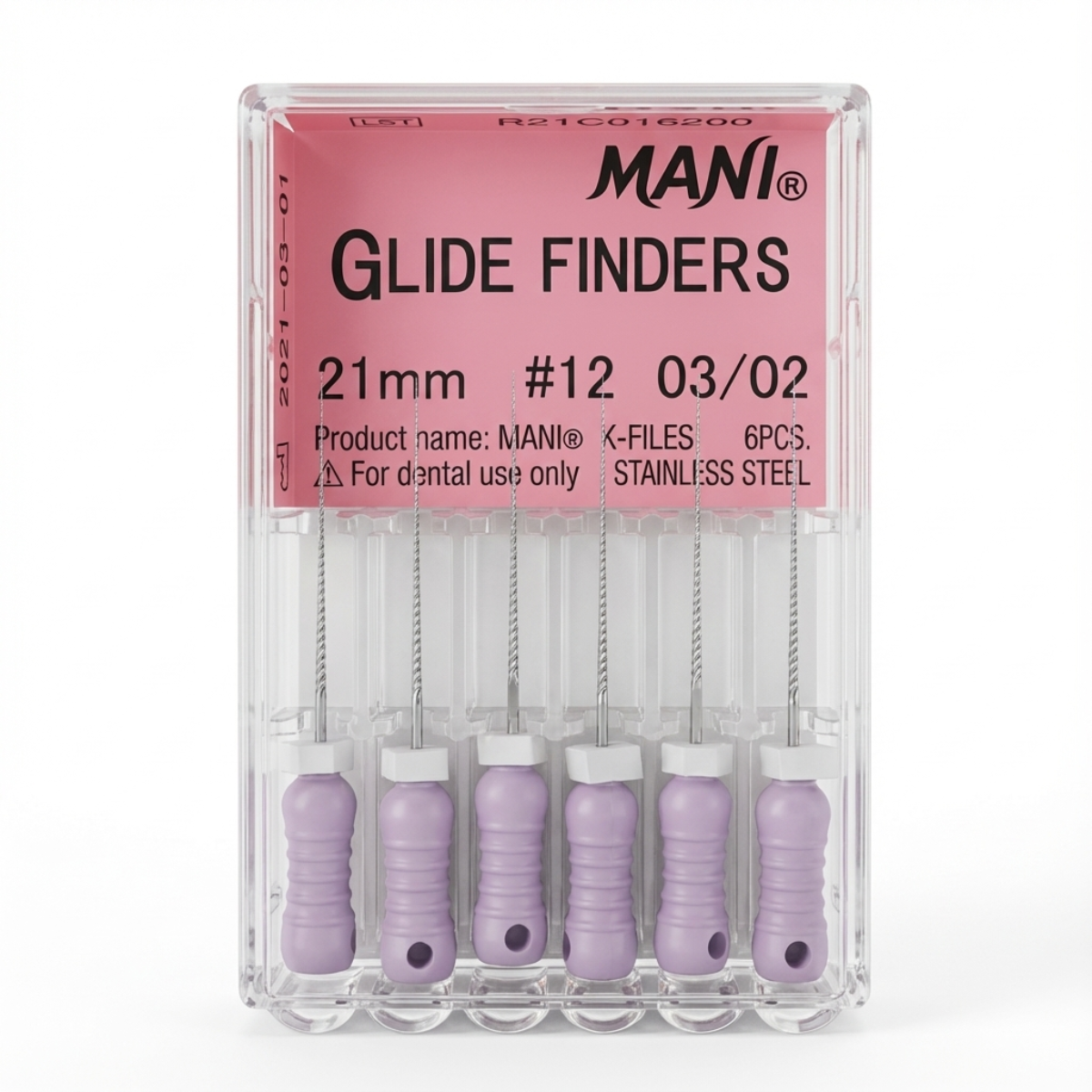 MANI Glide Finders 21mm | Stainless Steel Endodontic Hand Files |