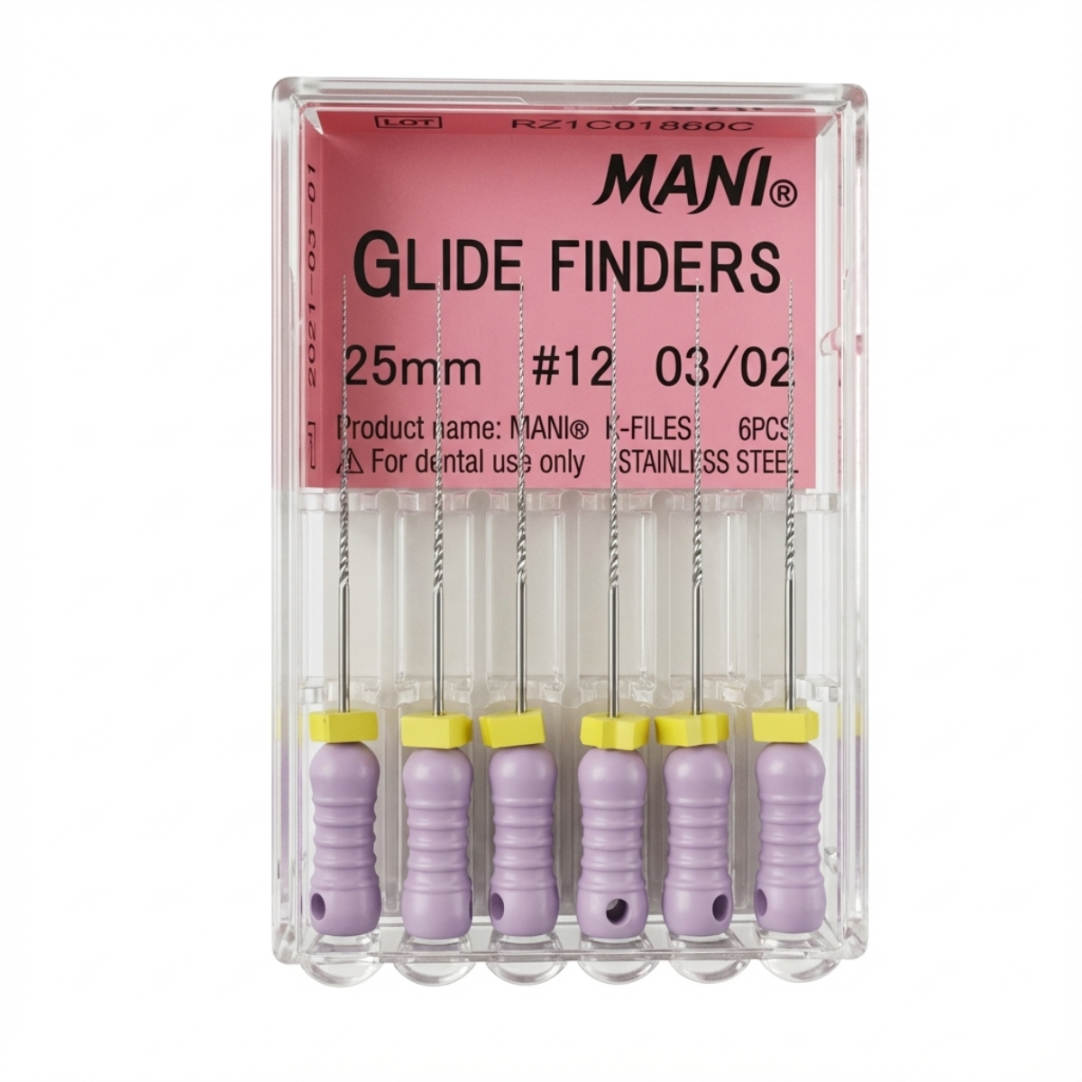 MANI Glide Finders 25mm | Stainless Steel Endodontic Hand Files |