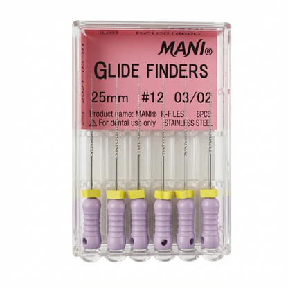 MANI Glide Finders 25mm | Stainless Steel Endodontic Hand Files |