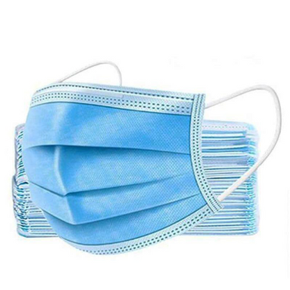 Dental Face Mask 3 Ply | Disposable Medical & Dental Face Mask | Ear Loop | Pack of 100 | Fluid Resistant