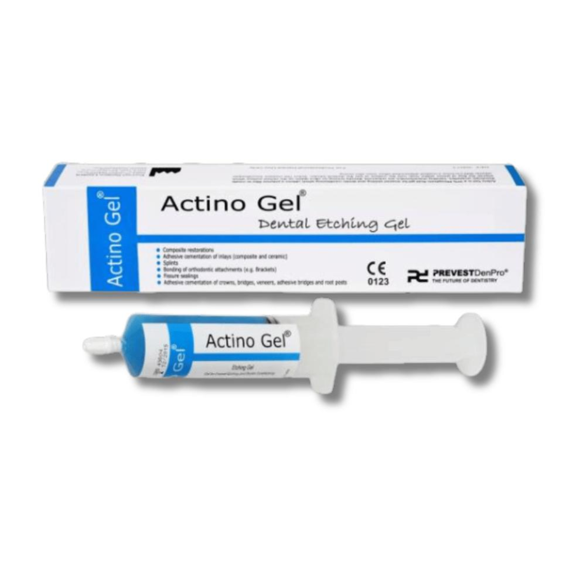 Actino Gel Etching Gel Syringe & Jumbo Pack | 37% Phosphoric Acid Dental Etchant | Blue Gel