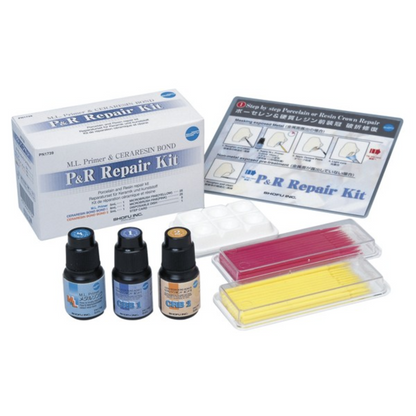Shofu P & R Repair Kit | Porcelain & Composite Intraoral Repair System | Complete Dental Repair Kit
