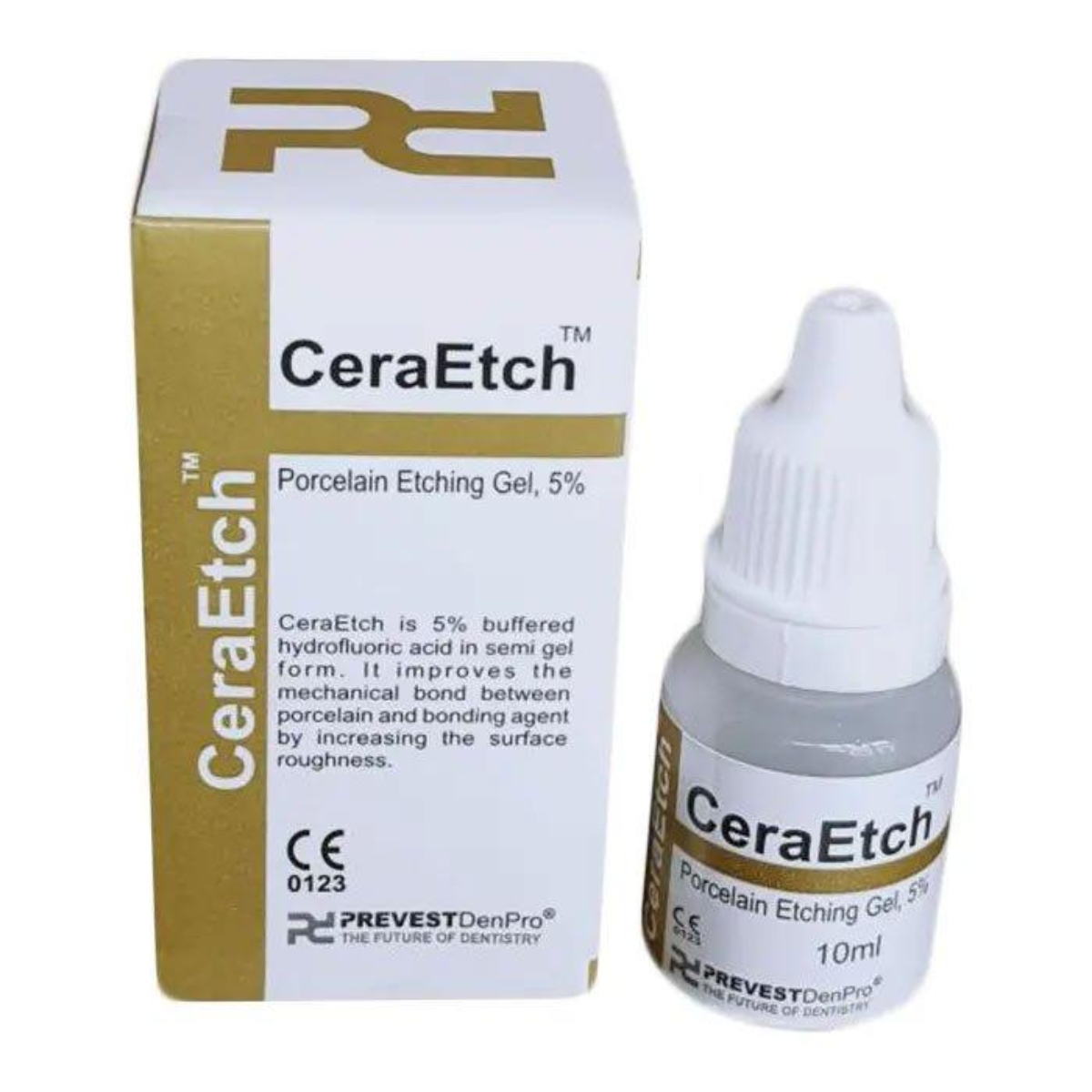 Cera Etch 37% Phosphoric Acid Etching Gel | 1.2ml & 10ml Syringes | Light Blue Dental Etchant