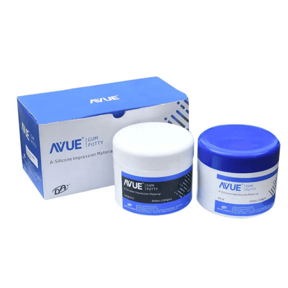 AvueGum Putty & Light Body | VPS Addition Silicone Impression Material Kit | High Precision Dental Impression Material