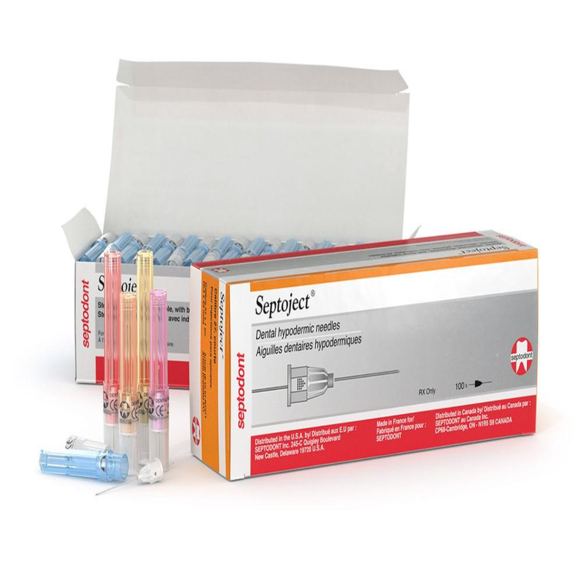 Septodont Septoject® 30G (0.30 × 10 mm) | Sterile Dental Needles | Short Needle |
