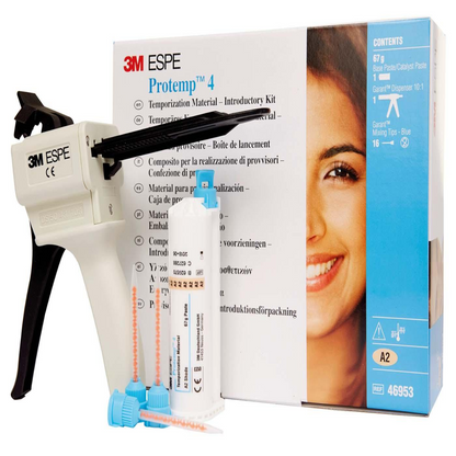 3M Protemp™ 4 Temporization Material | Bis-Acrylic Temporary Crown & Bridge Material | Garant Cartridge | Shade A2 |3M Protemp™ 4 Temporization Material | Bis-Acrylic Temporary Crown & Bridge Material | Garant Cartridge | Shade A2 |