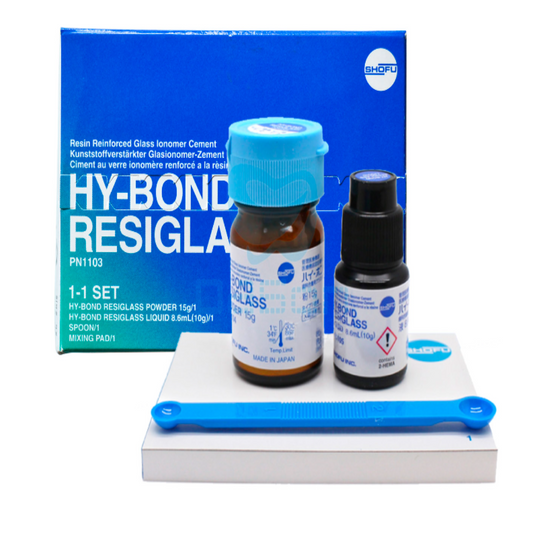 Shofu Hy-Bond Resiglass | Resin Modified Glass Ionomer Cement (RMGIC) | Dental Luting & Restorative Cement