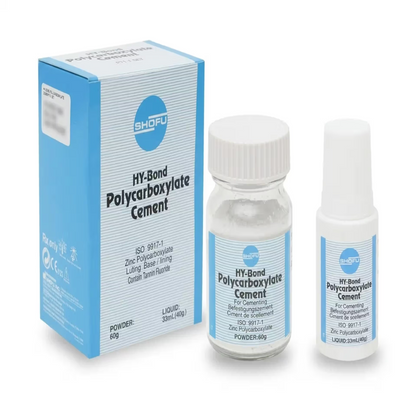 Shofu Hy-Bond Zinc Phosphate Cement | Permanent Luting Cement for Dental Restorations | Powder & Liquid
