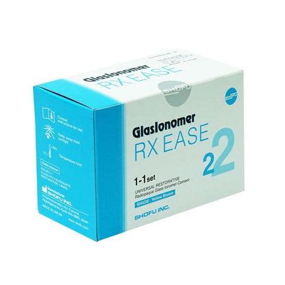 Shofu Glasionomer RX Ease Set GIC | Glass Ionomer Restorative Cement | Powder Liquid Kit |