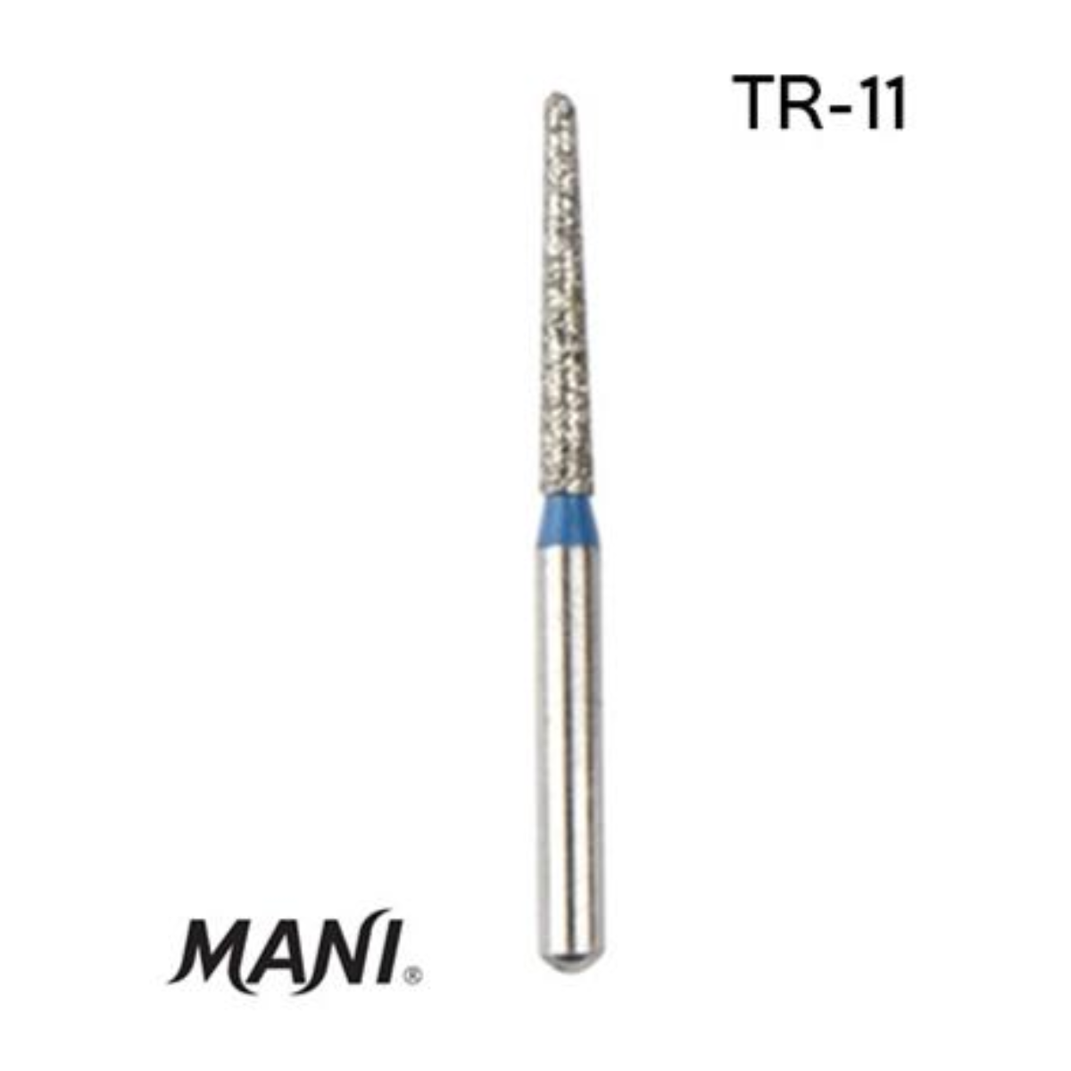 MANI Diamond Burs TR11, TR12, TR13, TR14, TR15, TR19, TR20, TR21, TR24, TR25 & TR26 | Round End Taper FG Diamond Burs | Standard Grit |