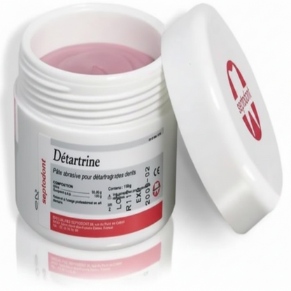 Septodont Detartrine Prophy Paste | Fluoride-Free Dental Polishing Paste | 45g Tube |